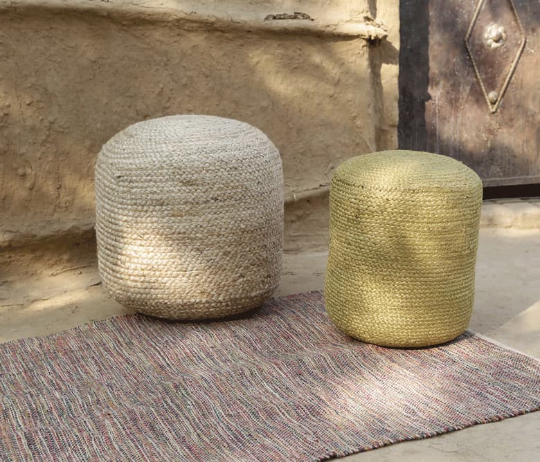 Handmade Pouffe